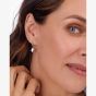 Kit Heath Coast Pebbles Semi Hoop Stud Drop Earrings 60187RP