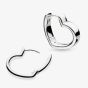 Kit Heath Love Silver Heart Hoop Earrings 60534RP