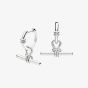 Kit Heath Marina Rope Knot T-Bar Grande Hoop Earrings 61094RP
