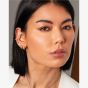Kit Heath Bevel Unity Golden Hinged Huggie Hoop Earrings 61171GD