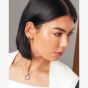 Kit Heath Bevel Unity Golden Hinged Huggie Hoop Earrings 61171GD