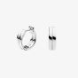 Kit Heath Bevel Unity Hinged Huggie Hoop Earrings 61171RP