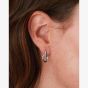 Kit Heath Serenity Loop Semi Hoop Stud Earrings 61182RP