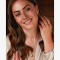 Kit Heath Serenity Loop Semi Hoop Stud Earrings 61182RP