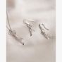 Kit Heath Serenity Ribbon Bow Loop Drop Earrings 61189RP