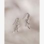 Kit Heath Serenity Ribbon Bow Loop Drop Earrings 61189RP