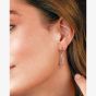Kit Heath Serenity Ribbon Bow Loop Drop Earrings 61189RP