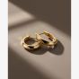 Kit Heath Glint Geo Golden Hoop Earrings 61252GRP