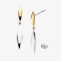 Kit Heath Glint Golden Two-Tone Drop Earrings 61254GRP