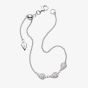 Kit Heath Desire Kiss Precious Pavé Heart Triplet 7 Inch Bracelet 70511WT