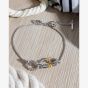 Kit Heath Marina Rope Link Duo Golden 7 Inch Slider Bracelet 71096GRP