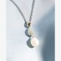 Kit Heath Coast Pebble Glisten Pavé 18 Inch Necklace 90182FPC