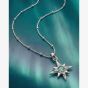 Kit Heath Céleste March Aurora Birthstone Blue Topaz Ball Chain 18 Inch Pendant 90459BT
