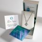 Kit Heath Céleste March Aurora Birthstone Blue Topaz Necklace 90459BT