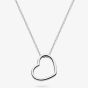 Kit Heath Love Silver Heart Outline Necklace 90533RP