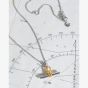 Kit Heath Marina Rope Knot T-Bar Golden 18 Inch Necklace 91093GRP
