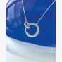 Kit Heath Bevel Cirque Link Pavé 18 Inch Necklace 9153CZ