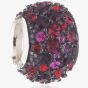 Chamilia Sterling Silver Jewelled Red and Black Crystal Bead JC-6D