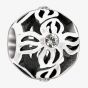 Chamilia Sterling Silver Clear Crystal Pinwheel Bead 2025-0832