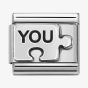 Nomination CLASSIC Silvershine You Puzzle Piece Charm 330101/40