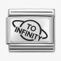 Nomination CLASSIC Silvershine To Infinity Planet Charm 330109/24