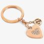 Nomination Rose Gold Tone Heart Keyring 131703/005