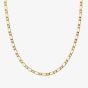 Nomination Bold Steel Yellow Gold Tone Figaro Chain 133216/012