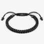 Nomination B-Yond Fishbone Nautical Cord Black Bracelet 028937/015