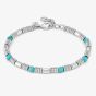 Nomination InstinctStyle Stainless Steel & Turquoise Beaded Bracelet 027929/003