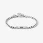 Nomination ManVision Steel & Three Black Cubic Zirconia Chain Bracelet 133018/007