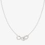 Nomination Lovecloud Sterling Silver Interlocking Infinity Necklace 240504/006