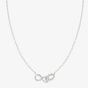 Nomination Lovecloud Sterling Silver Interlocking Infinity Necklace 240504/006