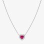Nomination All My Love Sterling Silver Red Heart Necklace 240302/006
