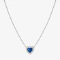 Nomination All My Love Sterling Silver Blue Heart Necklace 240302/012