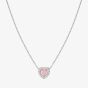 Nomination All My Love Sterling Silver Pink Heart Necklace 240302/002