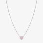 Nomination All My Love Sterling Silver Pink Heart Necklace 240302/002