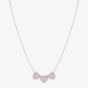 Nomination All My Love Sterling Silver Three Pink Heart Necklace 240303/002