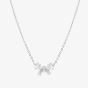 Nomination Shine Me Up Silver Cubic Zirconia Bow Necklace 241902/008