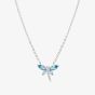 Nomination Shine Me Up Blue & White Cubic Zirconia Dragonfly Necklace 241902/011