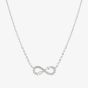 Nomination Shine Me Up Silver Cubic Zirconia Infinity Necklace 241902/010