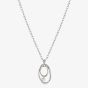 Nomination My Rebel Art Silver Double Oval Pendant Necklace 242806/053