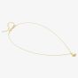 Nomination Dream Beats Gold Tone Moon Pendant Necklace 242602/024