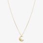 Nomination Dream Beats Gold Tone Moon Pendant Necklace 242602/024