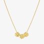 Nomination Armonica Gold Plated Three Four-Leaf Clover Necklace 241305/003