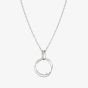 Nomination My Rebel Art Silver & Cubic Zirconia Double Circle Necklace 242821/010