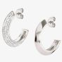Nomination Aurea Pave Half Hoop Earrings 145706/010