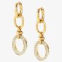 Nomination Affinity Gold Plated Link Dropper Earrings 028608/012