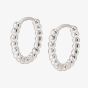 Nomination Lovecloud Sterling Silver Dotted Circle Hoop Earrings 240505/010
