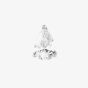 Nomination Colour Wave White Pear Shaped Single Stud Earring 149804/008 01
