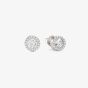 Nomination Seidivina White Rhodium Cubic Zirconia Cluster Studs Earrings 241404/010